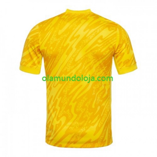 Camisola Portugal Guarda-redes Homem Equipamento Primeiro Euro 2024 Manga Curta